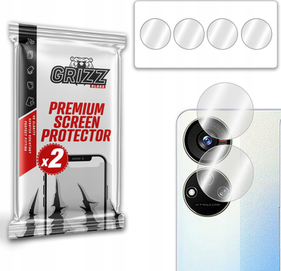 Xham mbrojtës kamere GrizzGlass HybridGlass për ZTE Voyage 40 Pro+, set me 2 copë, transparent