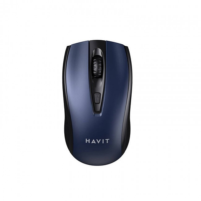 Maus wireless Havit MS858GT, 1600 DPI, 2.4GHz, blu e errët