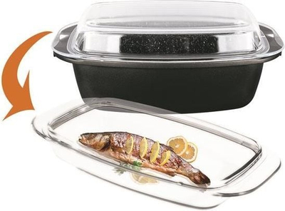 Тава за печење Berlinger Haus BH 1461, 3.8L, 33.5x25x9.8 cm, сива