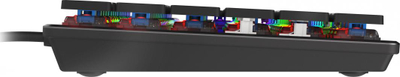 Tastierë Genesis Thor 420 RGB Slim, US, e argjendtë