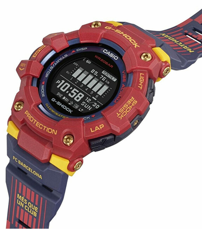 Orë për meshkuj Casio G-Shock Bluetooth Barcelona Limited Edition GBD-100BAR-4ER (644), e kuqe