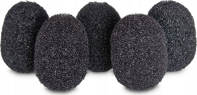 Sfungjerë mikrofoni Rycote Lavalier Foams, set me 5 copë, diametër 4.5 mm, të zinj