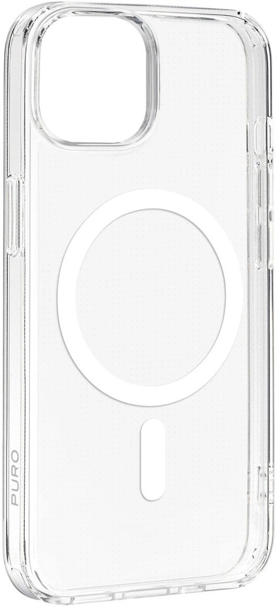 Mbulesë telefoni Puro LITE MAG për iPhone 15, MagSafe, TPU, transparente