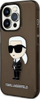 Kapak telefoni Karl Lagerfeld Ikonik KLHCP14LHNIKTCK, për iPhone 14 Pro, hardcase, i zi