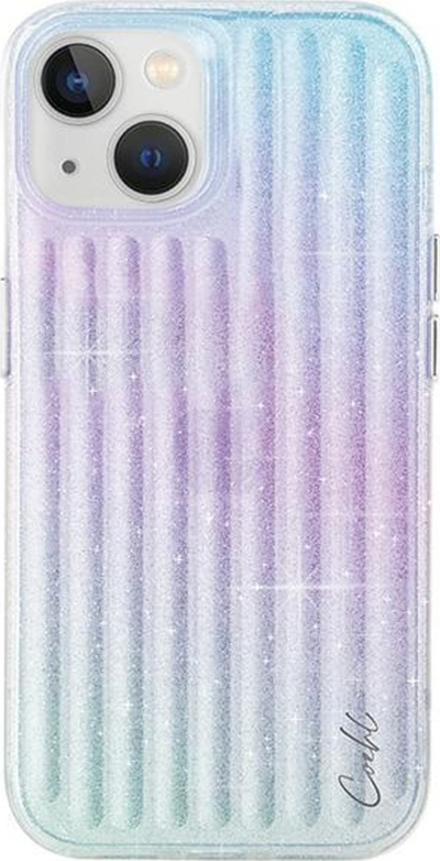 Mbulesë telefoni Uniq Coehl Linear për iPhone 15 6.1", transparente me shkëlqim, Stardust