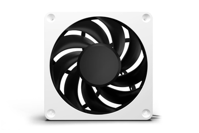 Ventilator PC Alphacool Apex Stealth Metal 120mm, i bardhë