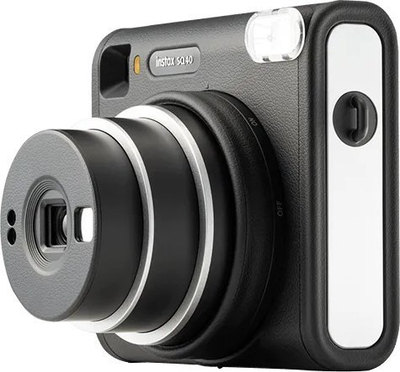 Kamerë instant Fujifilm Instax Square SQ40, format katror, foto me dalë menjëherë, e zezë