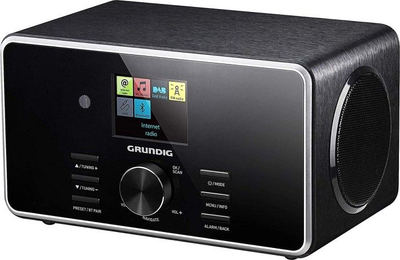 Radio portabile Grundig DTR 5000 X, DAB DAB+ FM, Bluetooth, e zezë
