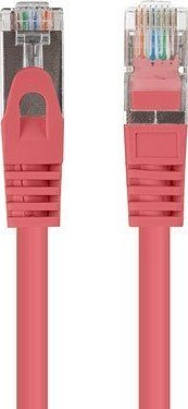 Kabllo rrjeti Lanberg PATCHCORD CAT6 FTP, 0.25m, set 10 copë, e kuqe