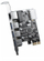Kartë zgjeruese Orico PNU-3A1R-BK-BP, PCI Express, 3x USB 3.0, RJ45, e zezë