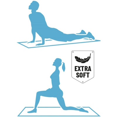Tapet fitnessi e yoga Umbro, NBR, me rrip për ta mbajt, i kuq