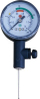 Manometër për topa Yakima Pressure Gauge 100131, analog, me valvul shkarkimi, i zi