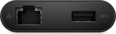 Adapter Dell DA200, USB C, HDMI VGA Ethernet USB 3.0, i zi