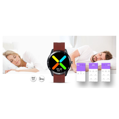 Smartwatch G.Rossi SW018-4, ekran 1.28", IP68, i kuq