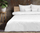Сет постелнина Posten Bedding Damask Satin Dogs, 200x220, бела
