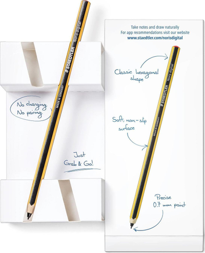 Stilolaps digjital Staedtler Noris Digital, EMR, 0.7mm, i zi verdhë