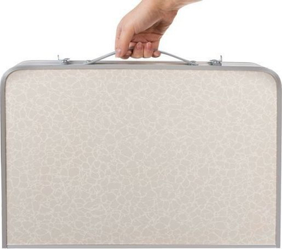 Tavolinë palosëse kampingu Iso Trade Folding Tourist, alumini, 1.2kg, bezhë
