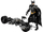 Set LEGO DC Batman 76273, figurë e ndërtueshme Batman me Batcycle, 26 cm, shumëngjyrësh
