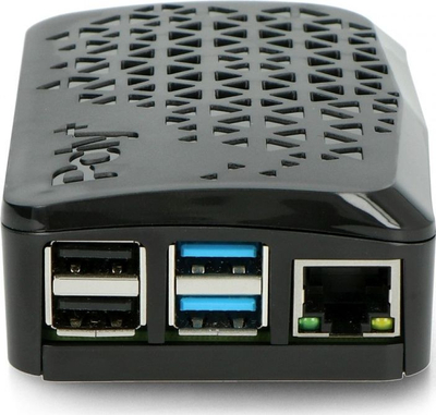 Kuti Argon Poly për Raspberry Pi 4 Model B, plastike, e zezë