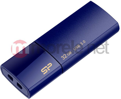 USB flash Silicon Power Blaze B05, 32GB, USB 3.2, blu e errët