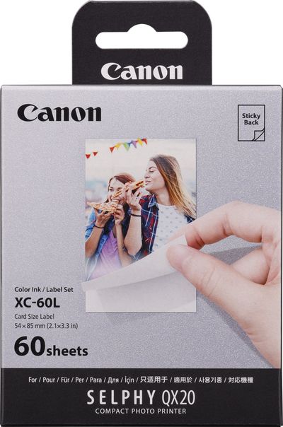 Сет фото хартија и рибон Canon RP-54, 54 листови 4" x 6", за SELPHY CP910