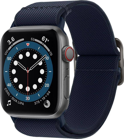 Rrip ore inteligjente Spigen Fit Lite për Apple Watch 42/44mm Series 2 3 4 5 6 SE, navy