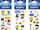 Ngjitësa Stickerboo Pixel PBH, set dekorativ, shumëngjyrëshe