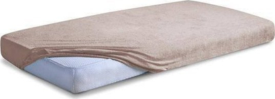 Чаршаф со ластик Matex Premium Terry, 120x200 cm, за душек 20 cm, беж