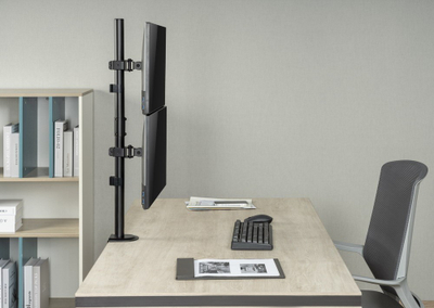 Mbajtëse monitori Gembird MA-D2-02, 17"-32", VESA 100x100mm, e zezë
