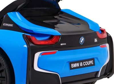 Makina elektrike lodër BMW i8 Coupe, 12V, telekomandë prindërore, blu
