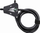 Bravë biçiklete MasterLock Python Compact 8417EURDPRO, kabllo çeliku, e zezë
