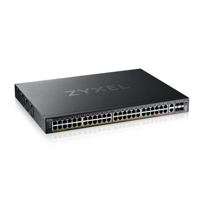 Switch rrjeti Zyxel L3 Access, 24 porta GbE, 6 uplink 10G, gri
