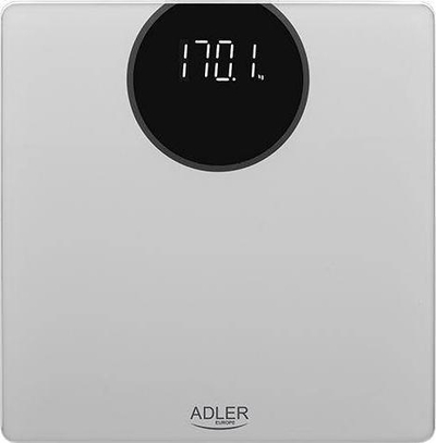 Peshore banjoje Adler AD 8175, xham i temperuar, ekran LED, argjend