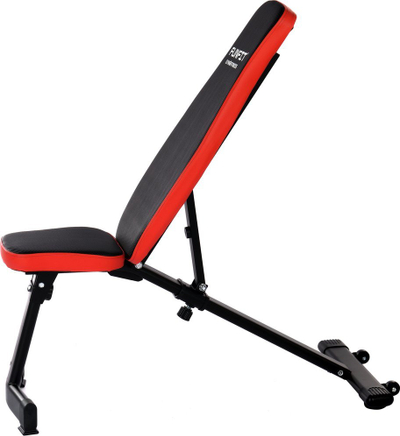 Клупа за вежбање Funfit Adjustable Training Bench, повеќепозиционa, преклоплива, црна