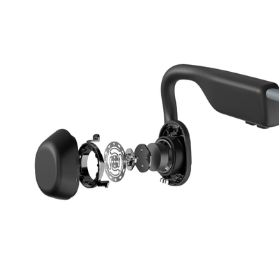 Shokz OpenMove Безжични слушалки со коскена спроводливост, Slate Gray