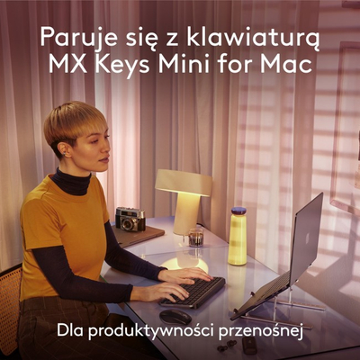 Maus Logitech MX Anywhere 3S for Mac, wireless, kompakt, gri i çelët