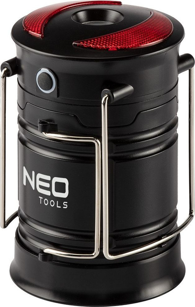 Lampë kampingu Neo Camping, 200 lm, 3xAA, LED COB, gri