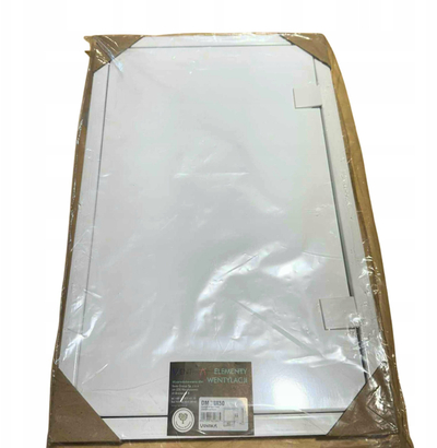 Derë revizioni metalike Ventika DM 30x50, për ventilim, montim mur apo tavan, e bardhë