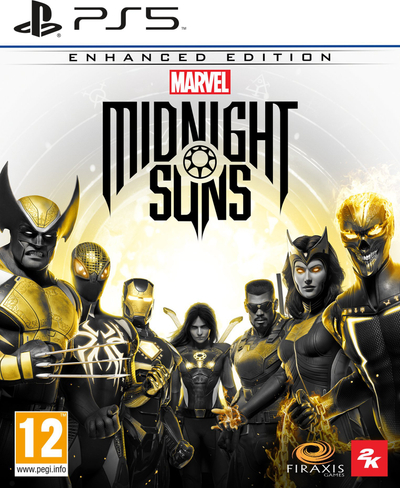 Loja PS5 Marvel Midnight Suns Enhanced Edition, aksion strategji, PEGI 16, shumëngjyrëshe