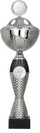 Kupë metalike Metal Cup 8347, ceremoniale, argjendtë me të zezë