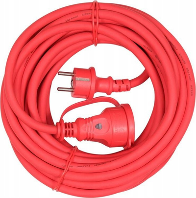 Zgjatëse elektrike Yato Construction Garden, 40 m, 3 x 2.5mm², IP44, e kuqe