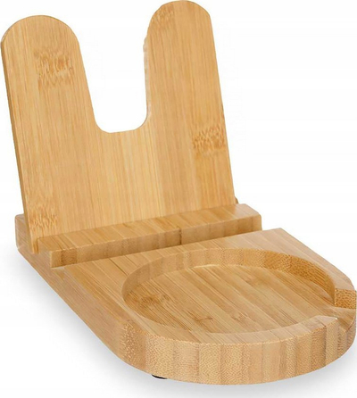 Држач за кујнска лажица Bamboo Spoon Rest, бамбус, 12.7 x 20.5 x 3.5 cm, природна боја