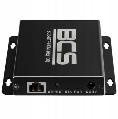Pranues HDMI Extender BCS UTP HDMI RE100, sinjal në distancë të gjatë, i zi