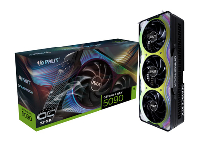 Kartelë grafike Palit GeForce RTX 5090 GameRock OC, 32GB GDDR7, ARGB