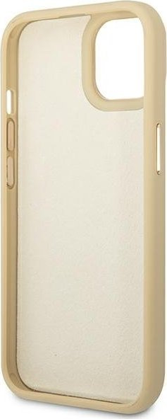 Guaskë telefoni Guess GUHCP14MHGCRHD Croco për iPhone 14 Plus, ngjyrë e artë