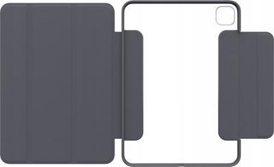 Këllëf folio OtterBox Symmetry për Apple iPad, mbrojtje komplet, Thunderstorm Black i zi