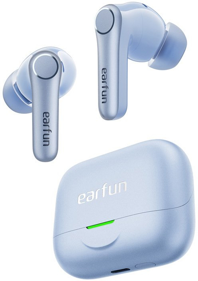 Kufjet EarFun Air Pro 4+ ANC, TWS, Bluetooth 6.0, të kaltra