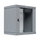 Kabinet muri X-Rack 12U, thellësi 400-600mm, derë xhami, gri RAL7035