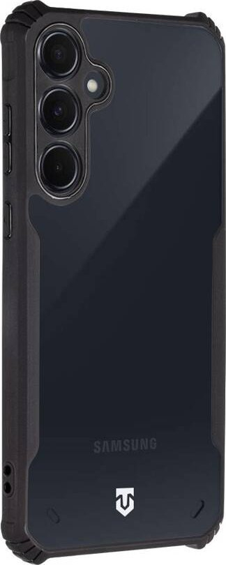 Mbulesë telefoni Tactical Quantum Stealth për Samsung Galaxy A55 5G, transparente, kornizë e zezë