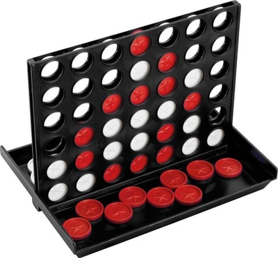 Loja me tavolinë Alga Four in a Row, strategjike për 2 veta, mbi 6 vjeç, me ngjyra nga të gjitha